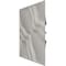Ekena Millwork 19 5/8in. W x 19 5/8in. H Rogue EnduraWall Decorative 3D Wall Panel Covers 2.67 Sq. Ft. WP20X20RGGHC - alternate 3